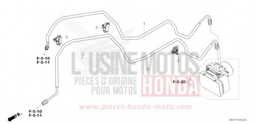 TUYAU DE FREIN CB500XAN de 2022